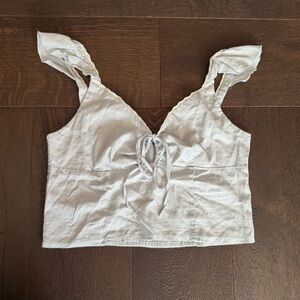 Brandy Melville Baby Blue Babydoll Top
